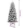 Dirbtinė Kalėdų eglutė su 150 LED s stovu Balta 120 cm