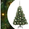 Dirbtinė Kalėdų eglutė su 150 LED Žalia 120 cm PE ir PVC