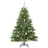 Dirbtinė Kalėdų eglutė su 150 LED Žalia 150 cm PE ir PVC