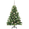Dirbtinė Kalėdų eglutė su 150 LED Žalia 120 cm PE ir PVC
