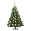 Dirbtinė Kalėdų eglutė su 150 LED Žalia 120 cm PE ir PVC