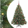 Dirbtinė Kalėdų eglutė su 150 LED Žalia 150 cm PE ir PVC