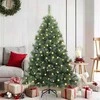 Dirbtinė Kalėdų eglutė su 150 LED Žalia 150 cm PE ir PVC