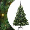 Dirbtinė Kalėdų eglutė su 150 LED Žalia 120 cm PE ir PVC