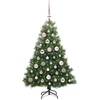 Dirbtinė Kalėdų eglutė su 150 LED Žalia 120 cm PE ir PVC