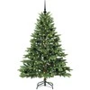 Dirbtinė Kalėdų eglutė su 150 LED Žalia 150 cm PE ir PVC