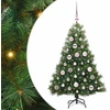 Dirbtinė Kalėdų eglutė su 150 LED Žalia 120 cm PE ir PVC