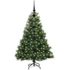 Dirbtinė Kalėdų eglutė su 150 LED Žalia 120 cm PE ir PVC