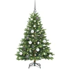 Dirbtinė Sulankstoma Kalėdų Eglutė 120 cm 150 LED Šilta balta