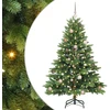 Dirbtinė Kalėdų eglutė su 150 LED Žalia 150 cm PE ir PVC