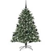 Dirbtinė Kalėdų eglutė Žalia 150 cm PVC, plastikas ir plienas