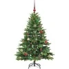 Dirbtinė Kalėdų eglutė su 150 LED Žalia 150 cm PE ir PVC
