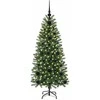 Dirbtinė Kalėdų eglutė su 150 LED Žalia 120 cm PE ir PVC
