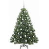 Dirbtinė Kalėdų eglutė su 150 LED Žalia 150 cm PE ir PVC