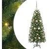 Dirbtinė Kalėdų eglutė su 150 LED Žalia 120 cm PE ir PVC