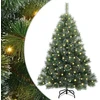 Dirbtinė Kalėdų eglutė su 150 LED Žalia 150 cm PE ir PVC
