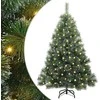 Dirbtinė Kalėdų eglutė su 150 LED Žalia 150 cm PE ir PVC
