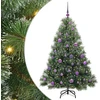 Dirbtinė Kalėdų eglutė su 150 LED Žalia 150 cm PE ir PVC