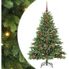 Dirbtinė Kalėdų eglutė su 150 LED Žalia 120 cm PE ir PVC