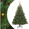 Dirbtinė Kalėdų eglutė su 150 LED Žalia 120 cm PE ir PVC