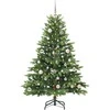 Dirbtinė Kalėdų eglutė su 150 LED Žalia 150 cm PE ir PVC