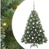 Dirbtinė Kalėdų eglutė su 150 LED Žalia 120 cm PE ir PVC