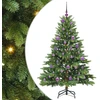 Dirbtinė Kalėdų eglutė su 150 LED Žalia 150 cm PE ir PVC