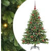 Dirbtinė Kalėdų eglutė su 150 LED Žalia 150 cm PE ir PVC