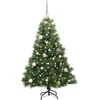 Dirbtinė Kalėdų eglutė su 150 LED Žalia 150 cm PE ir PVC