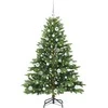 Dirbtinė Kalėdų eglutė su 150 LED Žalia 150 cm PE ir PVC