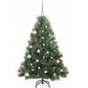 Dirbtinė Kalėdų eglutė su 150 LED Žalia 150 cm PE ir PVC