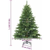 Dirbtinė Kalėdų eglutė su 150 LED Žalia 150 cm PE ir PVC