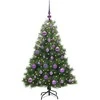 Dirbtinė Kalėdų eglutė su 150 LED Žalia 120 cm PE ir PVC