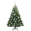 Dirbtinė Kalėdų eglutė su 150 LED Žalia 120 cm PE ir PVC