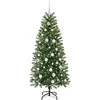 Dirbtinė Kalėdų eglutė su 150 LED Žalia 150 cm PE ir PVC