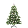 Dirbtinė Kalėdų eglutė su 150 LED Žalia 120 cm PE ir PVC