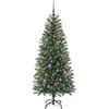 Dirbtinė Kalėdų eglutė su 150 LED Žalia 150 cm PE ir PVC