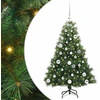Dirbtinė Kalėdų eglutė su 150 LED Žalia 120 cm PE ir PVC