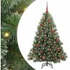 Dirbtinė Kalėdų eglutė su 150 LED Žalia 150 cm PE ir PVC