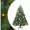 Dirbtinė Kalėdų eglutė su 150 LED Žalia 120 cm PE ir PVC