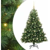 Dirbtinė Kalėdų eglutė su 150 LED Žalia 120 cm PE ir PVC