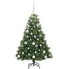 Dirbtinė Kalėdų eglutė su 150 LED Žalia 120 cm PE ir PVC