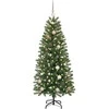Dirbtinė Kalėdų eglutė su 150 LED Žalia 150 cm PE ir PVC