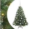 Dirbtinė Kalėdų eglutė su 150 LED Žalia 120 cm PE ir PVC