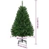 Dirbtinė Kalėdų eglutė su 150 LED Žalia 150 cm PVC ir metalas