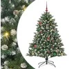 Dirbtinė Kalėdų eglutė Žalia 150 cm PVC, plastikas ir plienas