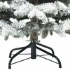 Dirbtinė Kalėdų eglutė su 150 LED Balta 150 cm PE ir PVC