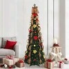 Dirbtinė Kalėdų eglutė su 200 LED s stovu Žalia 215 cm PVC