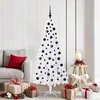 Dirbtinė Kalėdų eglutė su 300 LED Balta 180 cm PVC ir Plienas