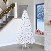 Dirbtinė Kalėdų eglutė su 300 LED Balta 240 cm PVC ir Plienas